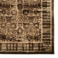 thumbnail image 3 of Platinum Isphahan Brown Rug 8x11 Geometric Design Soft Microfiber Polyester, 3 of 5