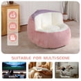 thumbnail image 6 of PAPROOS Oversized Bean Bag Chair for Adults, Plush Faux Fur Bean Bag Sofa Chair with Back Support, Foam Filled Lounge Chair, No Assembly, Pink, for Bedroom, Living Room, Dorm, 6 of 12