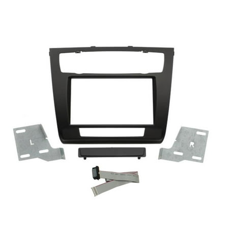 - SCOSCHE BW2382DDB 2008 - 2011 BMW 1-Series Auto A/C Double DIN Mounting Dash Kit for Car Radio / Stereo Installation