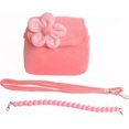 thumbnail image 5 of Little Girl Beauty Set Plush Flower Handbag Kids Shoulder Bag Toddler Plush Bag Round Purse Crossbody Princess Handbags, 5 of 5