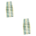 thumbnail image 2 of 24 piezas de uñas postizas Vogacara con purpurina cubierta completa elegante estilo degradado puntas largas, 2 of 6