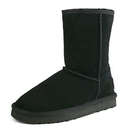 

AUSLAND Women s Water-resistant Mid-calf Snow Boots 5125 Black 10.5US 41