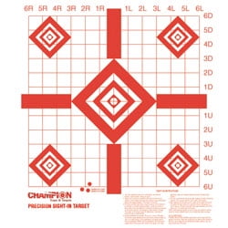 Champion Traps and Targets Rimfire Sight-In Target, Precision,