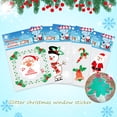 thumbnail image 6 of Christmas Window Clings Christmas Window Stickers Christmas Window Decorations Xmas Holiday Santa Window Decals Clings for Glass Window, 6 of 8