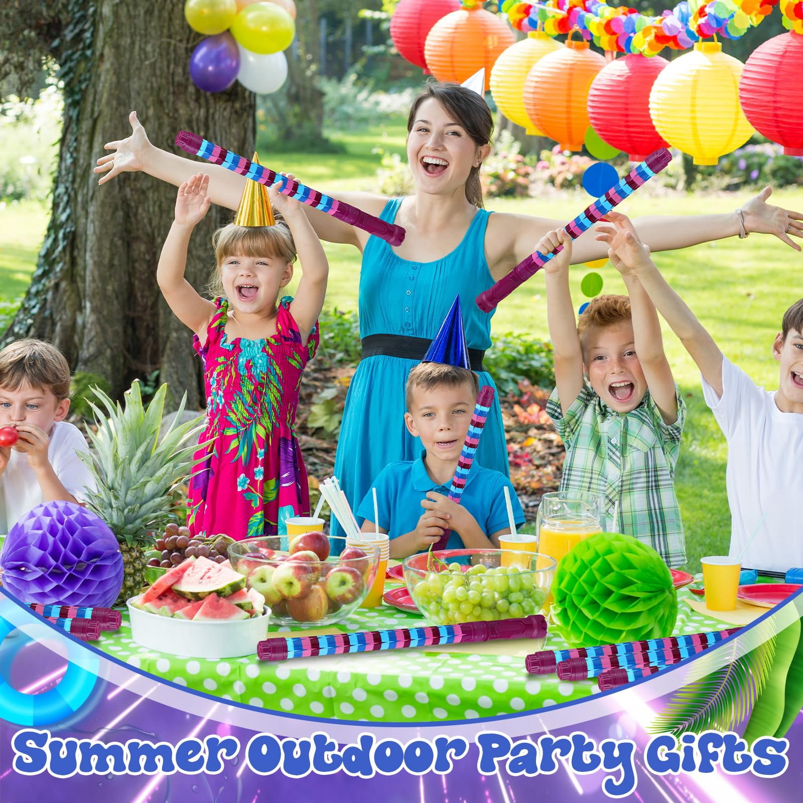 6 Video Game Water Blaster Shooters Summer Pool Beach Party Supplies