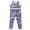 A Lavender, variant on iiniim Big Girls 2PCS Sports Outfit Camouflage Printed Crop Top with Leggings Gymnastic