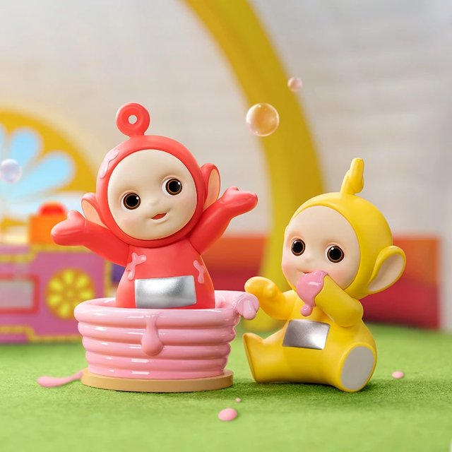 Figuras de acción de la serie Teletubbies Companion de POP MART 2025, caja sorpresa, juguetes de anime kawaii, caja misteriosa, regalo para niñas