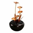 thumbnail image 4 of Elegant Zinc Metal Fountain with 4 Warm White LED Lights - Outdoor, 4 of 4