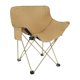 thumbnail image 1 of Silla plegable de camping, silla plegable portátil y ligera con bolsillo. Caqui, 1 of 8