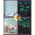 thumbnail image 3 of Pegatinas Greingways con estrellas que brillan en la oscuridad, 201 unidades, para niños, 3 of 7