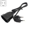thumbnail image 2 of Europea 90 Degree Male Plug To Female Socket Power Extension Cable Compatible With Pc Computer Pdu(0.6m) G, 2 of 5