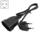 thumbnail image 2 of 2024 Europea 90 Degree Male Plug to Female Socket Power Extension Cable for PC Computer PDU(0.) Banmo, 2 of 5