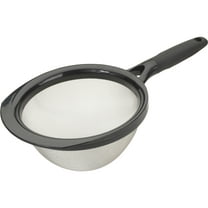 GoodCook Touch 8" Stainless Steel Wire Mesh Strainer with Non-slip Grip Handle