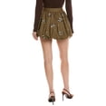 thumbnail image 2 of Endless Rose womens  Sequins & Beaded Low-Waist Bubble Skirt, l, Brown, 2 of 3