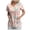 Pink, variant on COMVALUE Scrub Tops Women Short Sleeve Plus Size V Neck Fun Printed Scrubs Top Medical Nursing Uniforms with Pockets (Pink, L)