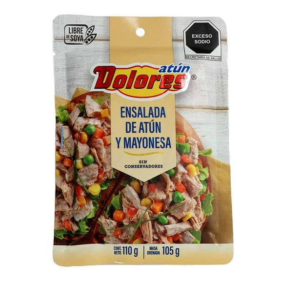 Lomo de atún Dolores con verduras y mayonesa 110 g