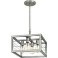 thumbnail image 2 of Ashley Harbour Transitional 4-Light Ceiling Hanging Pendant Lights, Silver, 2 of 4