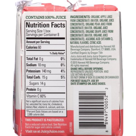 Juicy Juice Organics, Fruit Punch, 48 Fl Oz, 1 Ct