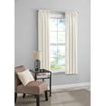 thumbnail image 4 of Mainstays Tille Light Filtering Curtain Panel Pair, Set of 2, White, 37"W x 63"L, 4 of 10