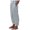 Grey, variant on Huesdet Womens Casual Cotton Linen Pants Lightweight Summer Relax Fit Elastic Waist Straight Leg Plus Size Solid Lounge Long Trousers(Beige,3XL)