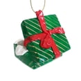 thumbnail image 4 of Conversation Concepts Longhaired Dachshund Gift Box Christmas Ornament Red - Delightful!, 4 of 4