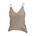 thumbnail image 3 of Womens Clothes Tops Kelon Womens Tank Tops V Neck Fashion Clothes Vacation Outfits Summer Going Out Basic Tee, XL, 3 of 5