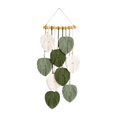 thumbnail image 2 of Tapiz de macramé con hojas tejidas para colgar en la pared, decoración de pared, arte bohemio hecho a mano, tapiz de macramé para apartamento, sala de, 2 of 9