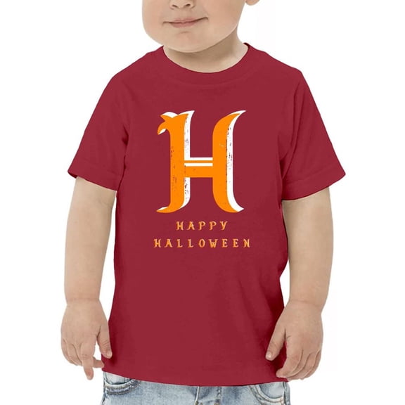 Hand Drawn Halloween Sign T-Shirt Toddler -Image by Shutterstock,  3 Toddler