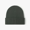 thumbnail image 2 of ZUKMRJPC Beanie for Men Solid Color Fleece Lined Thickened Knit Winter Hats Ear Protection Soft Warm Ski Stocking Caps for Outdoor Activities, 2 of 2