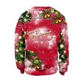 thumbnail image 1 of Chandail de Noël Laid pour Homme Vêtements de Noël Décontractés Hauts Amples Jour de Noël Manches Longues Col Rond Chandail, 1 of 6