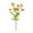 Orange, variant on Large Outdoor Sunset Mums Flowers Realistic Fall Silk Mums Weather Yard Decorations for Porch and Garden