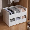 thumbnail image 4 of Bac de Rangement Ouvert en Plastique Design Tiroir Multifonctionnel Empilable pour Cuisine, 4 of 6