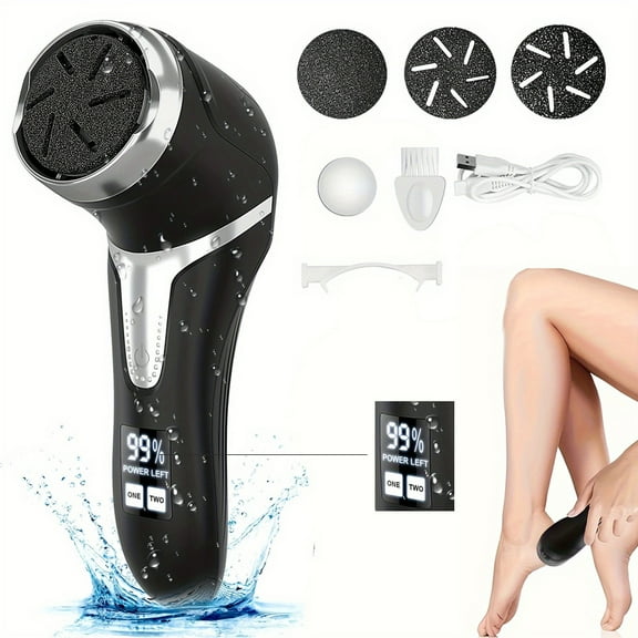 Electric Feet Callus Removers USB Rechargeable, Portable Electronic Foot File Pedicure Tools, Electric Callous Remover Kit