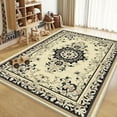 thumbnail image 4 of 6.5'x10' christmas carpet runner carpet mats non slip area rug for dining room area rug for living room modern abstract area rug, 4 of 10