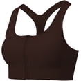 thumbnail image 4 of Womens Bras Sports Yoga Bra Beautiful Back Sports Underwear Wearing Fitness Yoga Clothes Bras for Women No Underwire Brown M, 4 of 4