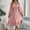 Pink, variant on Odbmxy Long Sleeve Women's Midi Dress A-Line Woman Dresses Plus Size Peplum Solid Color Fairy Tunic Regular Dresses,Green S