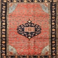 thumbnail image 1 of Ahgly Company Indoor Square Traditional Brown Red Medallion Area Rugs, 7' Square, 1 of 6