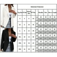 thumbnail image 4 of Womens One Button Solid Lapel Blazer Coat Business Formal Casual Outwear Jacket, 4 of 4