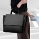 thumbnail image 5 of Bolso de mano con alas cuadradas horizontales simples de moda, de alta calidad, con capa de piel de vaca, de gran capacidad, bolso cruzado de un solo hombro, marea, 5 of 5