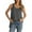 Gray, variant on Women Athletic Tank Tops Summer Solid Color Round Neck Pocket Sleeveless Casual Loose Fashion Sports Tee Tank