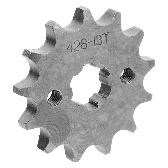 GOOHOCHY Motorcycle Upgrade Iron Sprocket Set Grey Circular Design 2.24 x 2.24 x 0.31 Inches