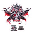 thumbnail image 3 of Puzzle de metal 3D MU Vampire Dark Queen Kitty con 2 bases para mayores de 14 años, 3 of 9