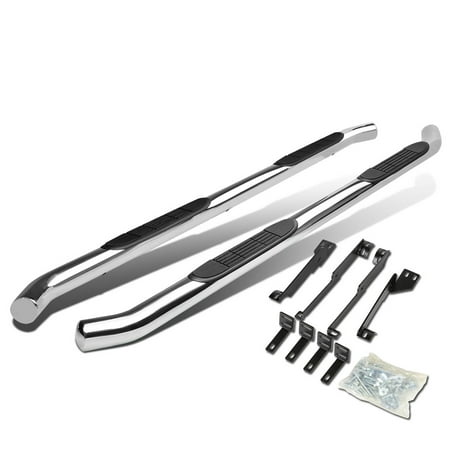 For 07-13 Acura MDX YD2 Stainless Steel 3" Side Step Nerf Bar Running Board Left+Right 08 09 10 11 12