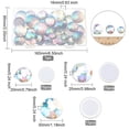thumbnail image 2 of 45Pcs 3 Styles Self-Adhesive Acrylic Rhinestone Stickers for Crafts Faceted Half Round Clear AB 2~3x0.6cm, 2 of 6