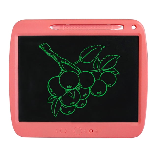 9 Inch LCD Writing Tablet Erasable Pressure-sensitive Double-headed Pen Drawing & Writing Board Eye-protective Paper Pad, Erased One Button(One Color)