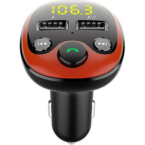 Transmisor FM Bluetooth YONGSHENG para coche adaptador de radio inalámbrico cargador rápido dual USB Bt21b Hy