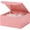 6X6X3Inch-Crinkle Paper Pink-Pack of 6, variant on 1 Pcs White Extra Large Gift Box with Lid, 16.5 x 13 x 5.3 Inches, Hard Magnetic Giant Gift Boxes for Presents Clothes Robe Wedding Dress Sweater,Reusable Foldable Bridesmaid Proposal Box