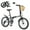 DARK GREY, variant on imerelez Urban Commuter Folding Bike 20 Inch Dark Grey, 6-Speed with Basket & Fenders, Portable Steel Frame Bicycle