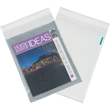 Box Partners Clear View Poly Mailers 5" x 7" Clear/White 100/Case CV57