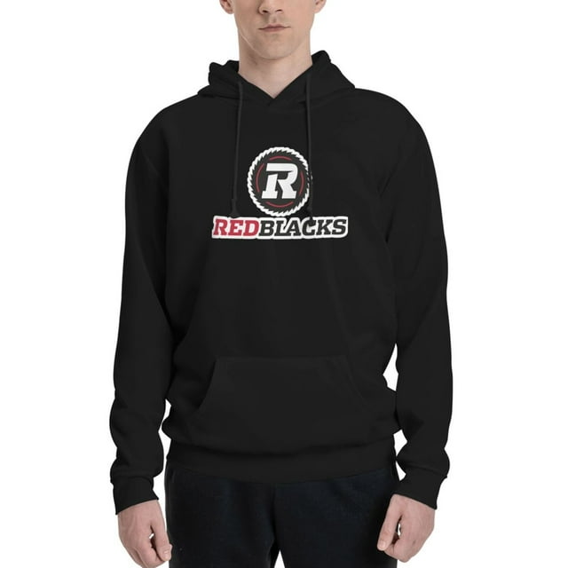 Ottawa Redblacks Chandail à Capuchon en Molleton pour Hommes, chandail Décontracté avec Poche Kangourou